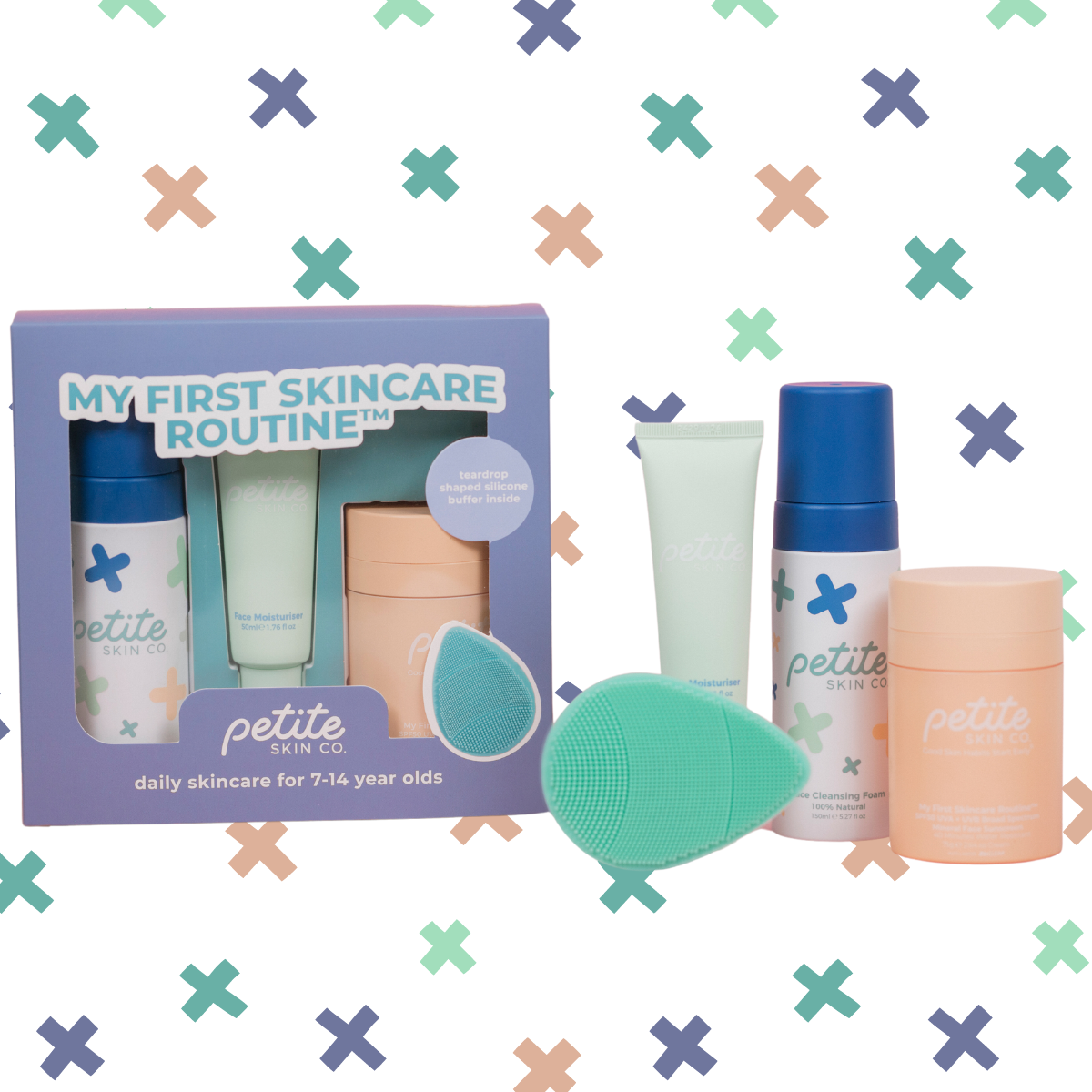 Petite Skin Co My First Skincare Routine Kit - Crosses Collection