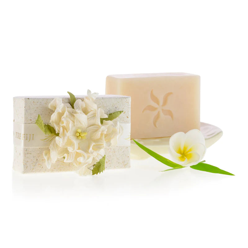 Pure Fiji Luxury Handmade Soap With Flower 100g