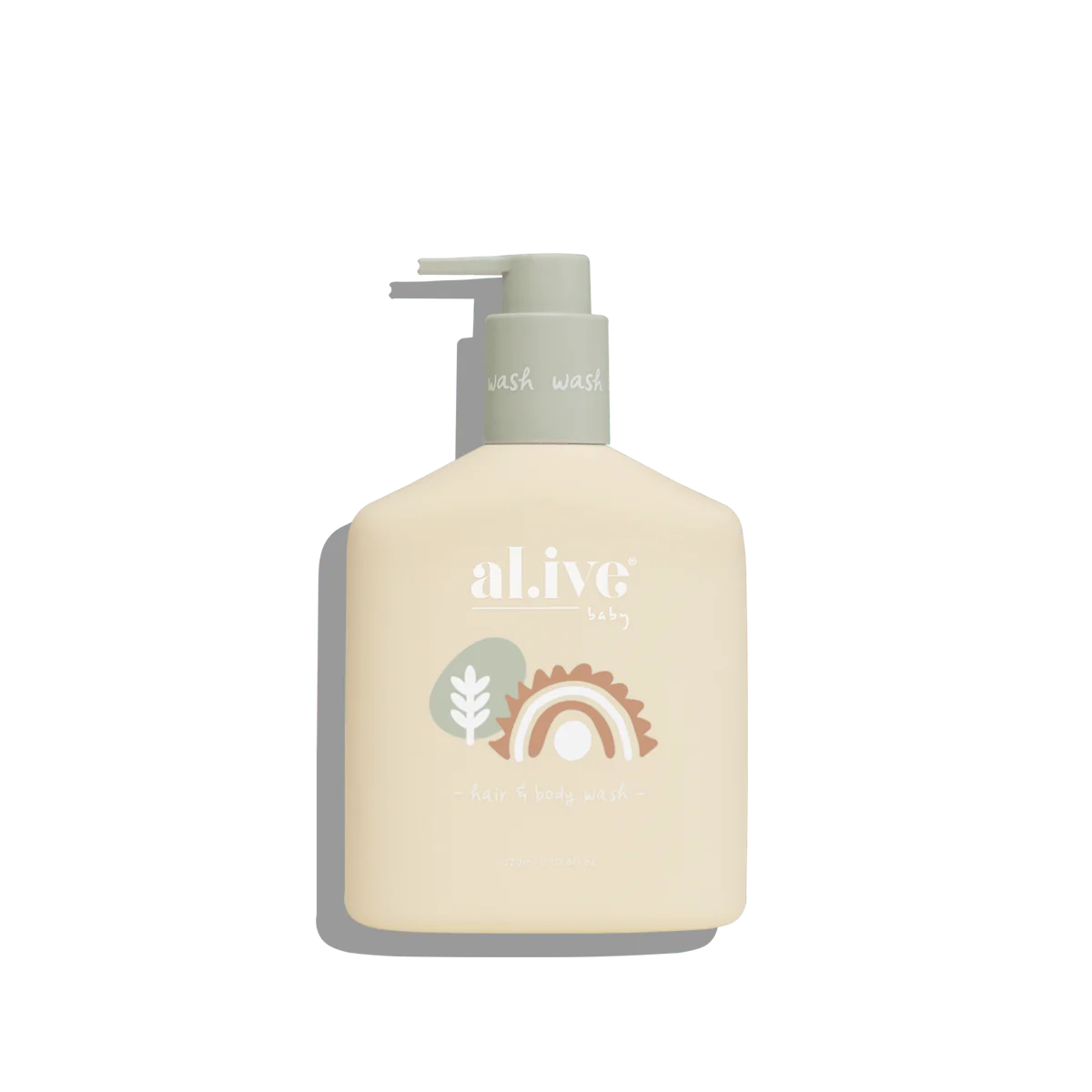 al.ive body Baby Hair &amp; Body Wash - Gentle Pear 320ml