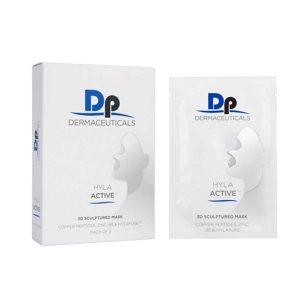 DP Dermaceuticals Hyla Active 3D Sculptured Mask 5Pk