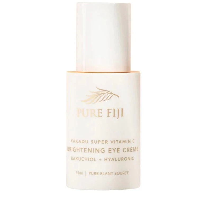 Pure Fiji Kakadu Super Vitamin C Brightening Eye Cream with Bakuchiol &amp; Hyaluronic 15ml