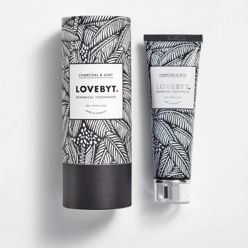 Lovebyt Botanical Toothpaste - Charcoal & Mint 120g