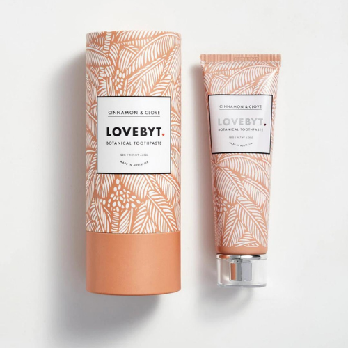 Lovebyt Botanical Toothpaste - Cinnamon & Clove 120g
