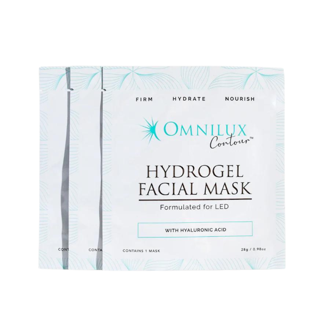 Omnilux Hydrogel Facial Mask 3pk