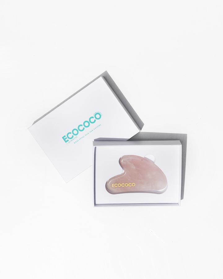 Ecococo Rose Petal Gua Sha Face Crystal