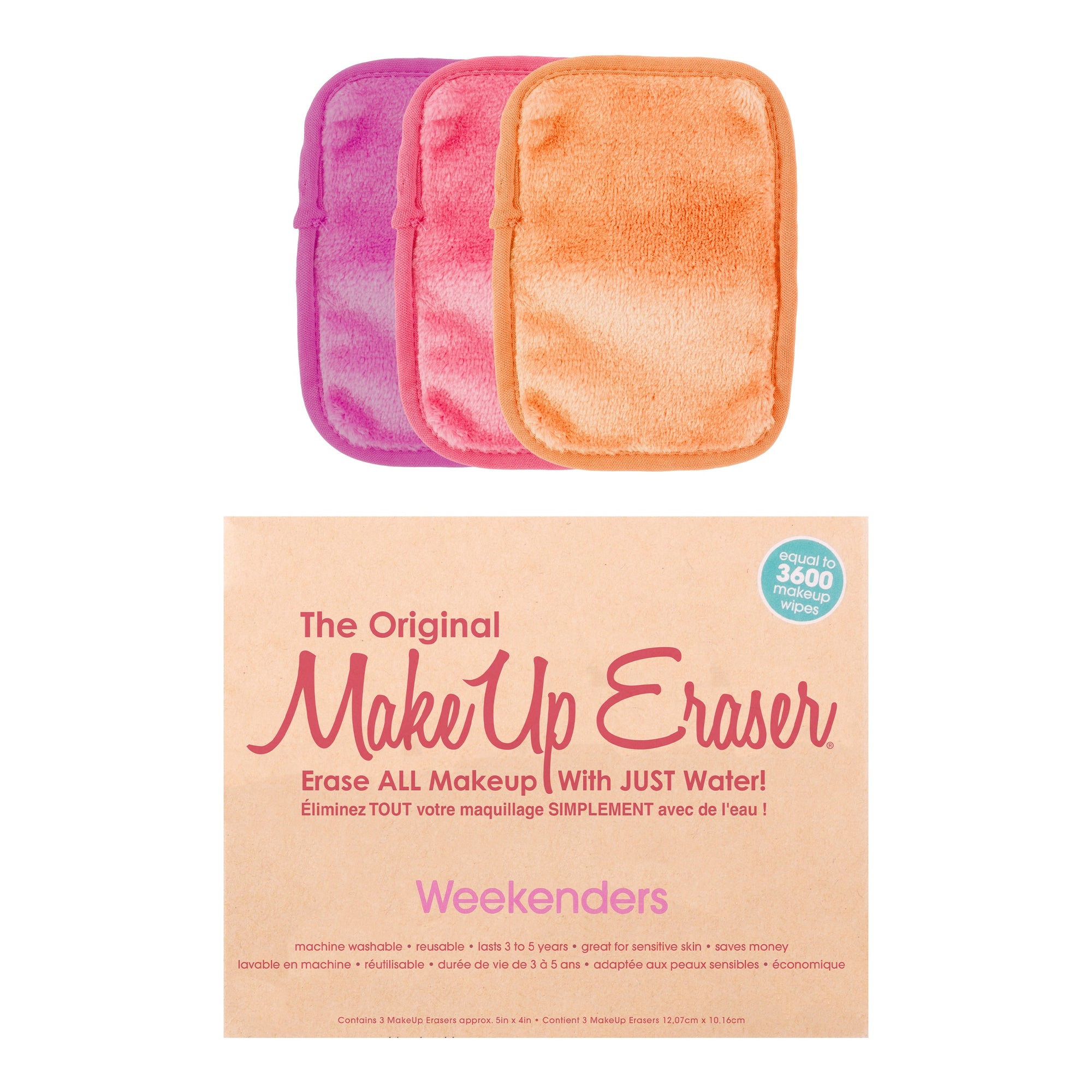Original MakeUp Eraser Weekenders 3 Day Set Pink
