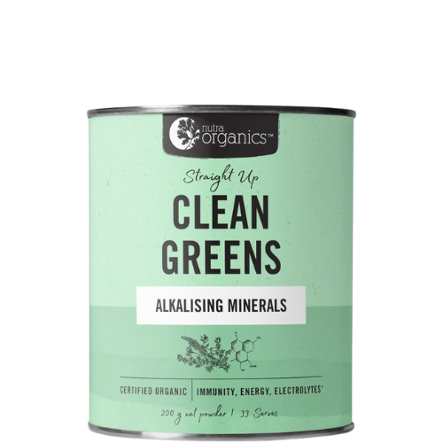 Nutra Organics Clean Greens Straight Up Greens 200g