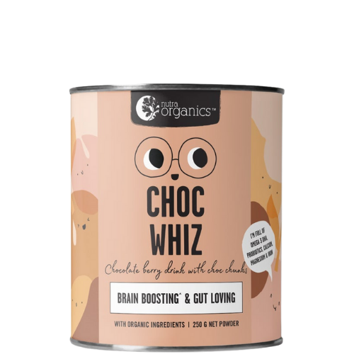 Nutra Organics Superfoods for Kids Choc Whiz 250g