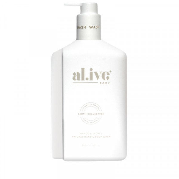 Alive Body Hand & Body Wash - Mango & Lychee 500ml