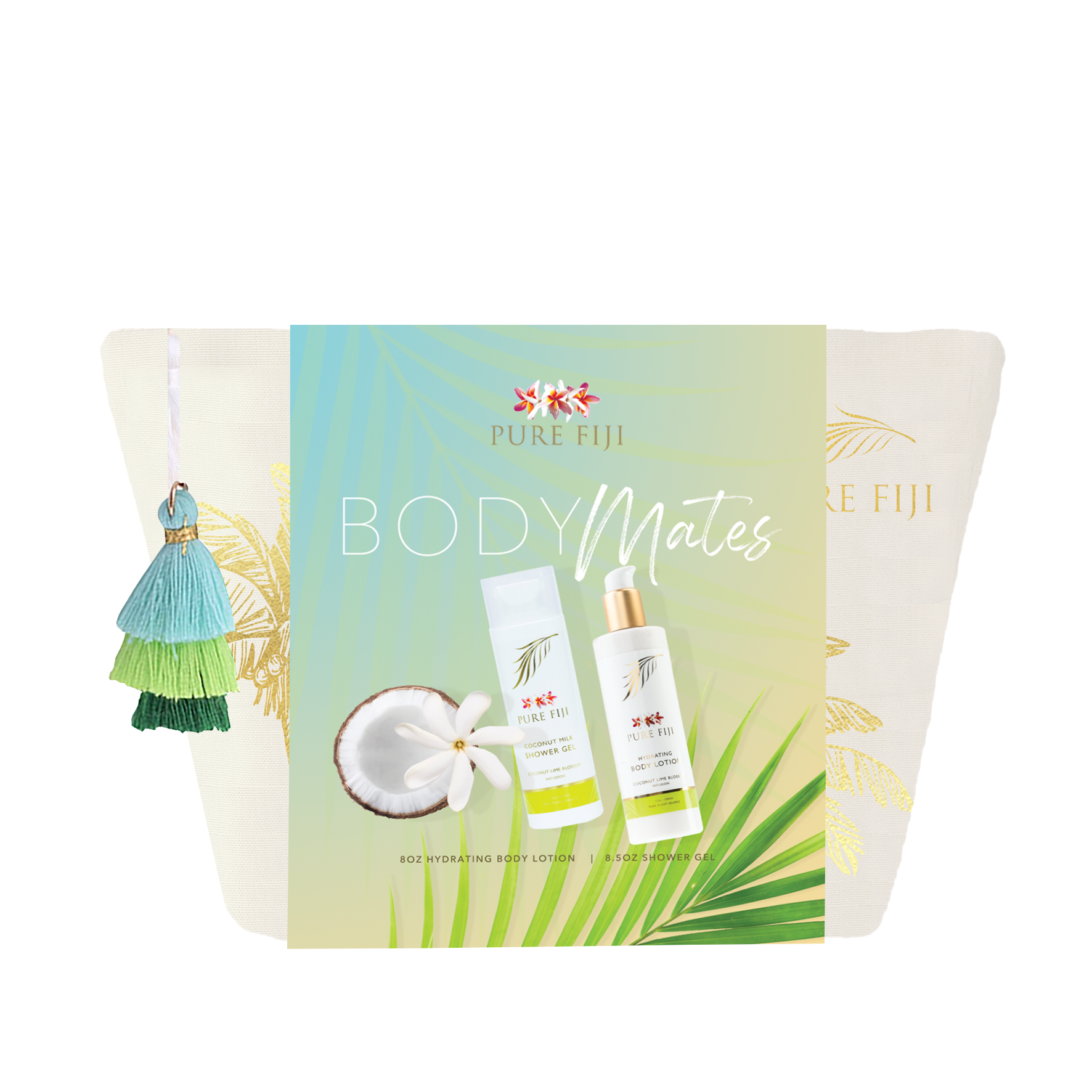 Pure Fiji Body Mates Lotion & Shower Gel Palm Pouch Pack