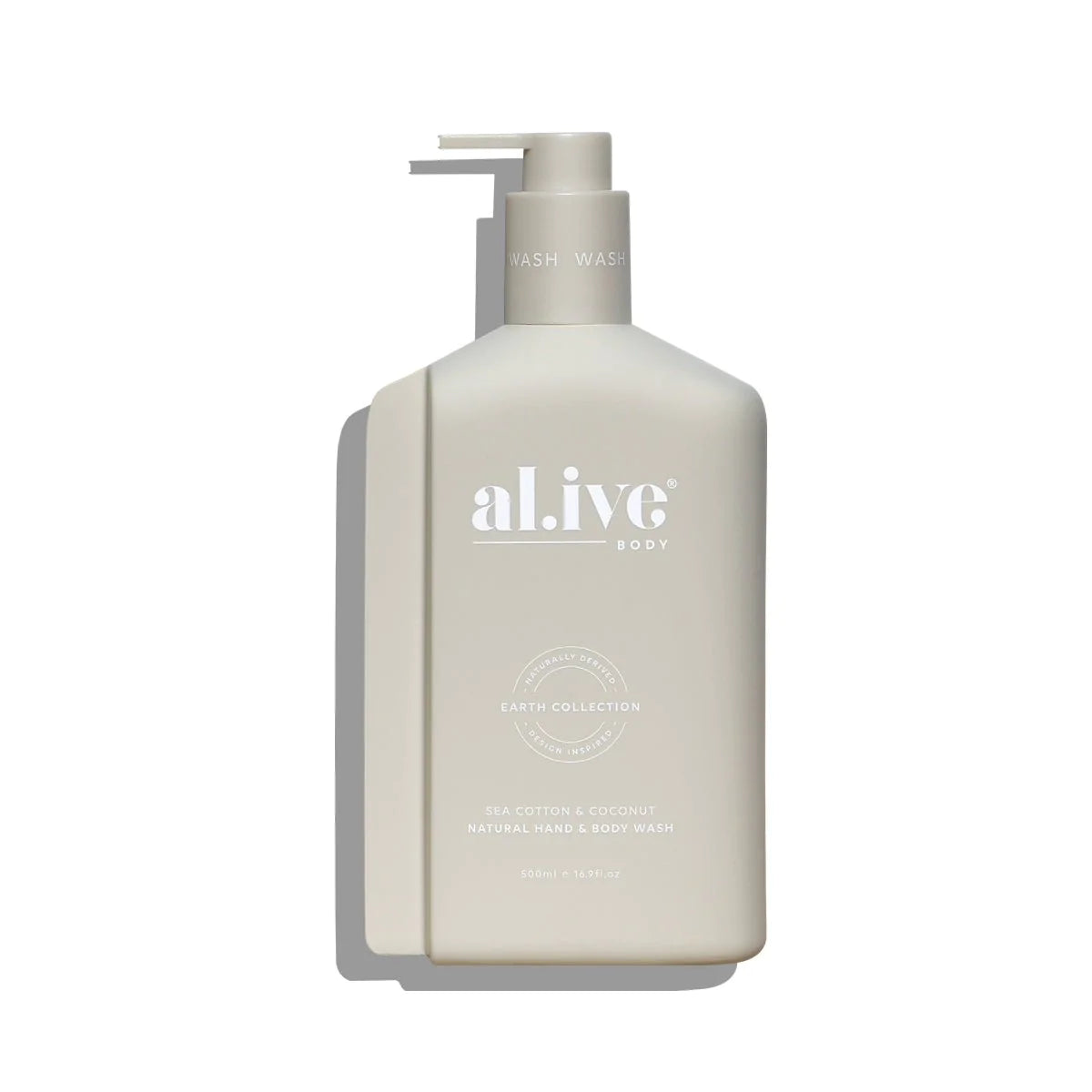 Alive Body Hand & Body Wash - Sea Cotton & Coconut 500ml
