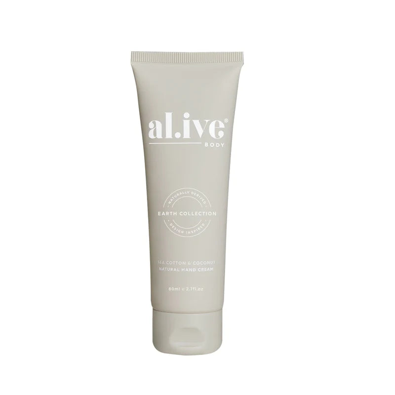 Alive Body Hand Cream - Sea Cotton & Coconut 80ml
