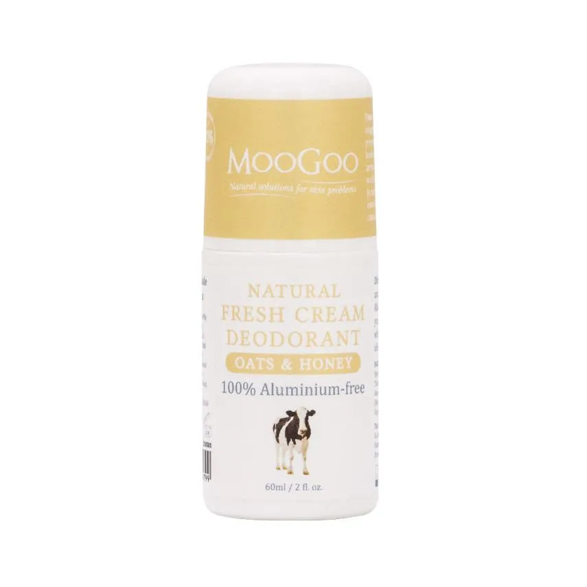 Moogoo Fresh Cream Deodorant Oats &amp; Honey 60ml