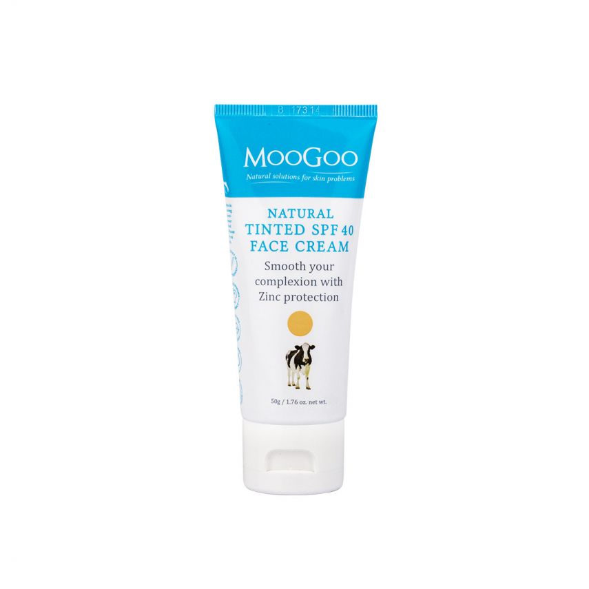 Moogoo Natural Sunscreen Tinted Spf40 50g