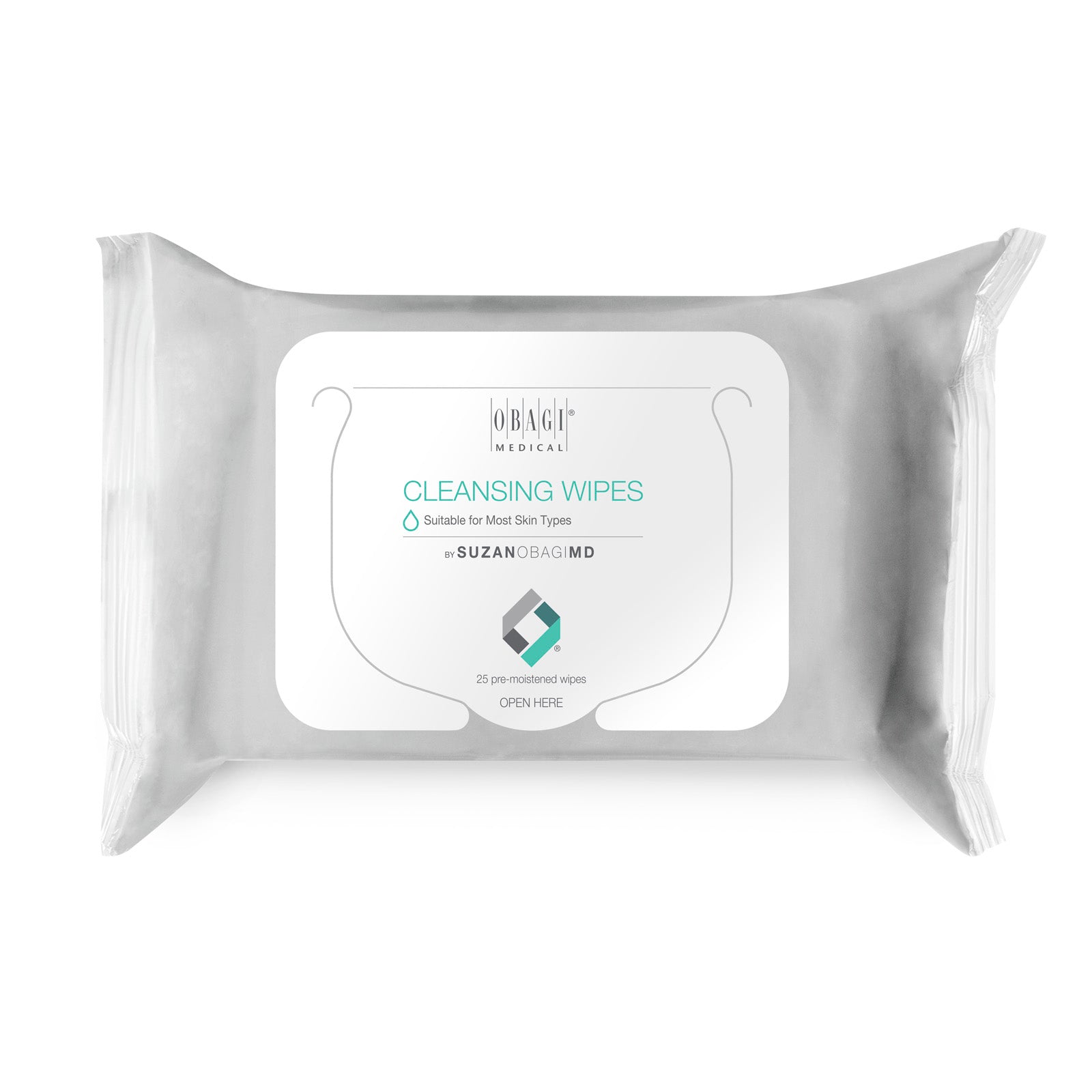 Obagi On the Go Cleansing & Makeup Removing Wipes 25pk