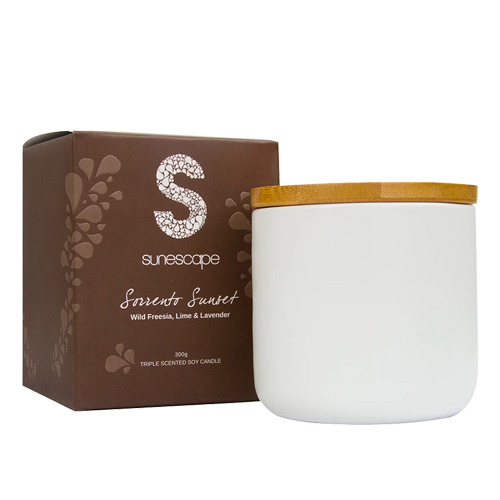 Sunescape Triple Scented Soy Candle 300g